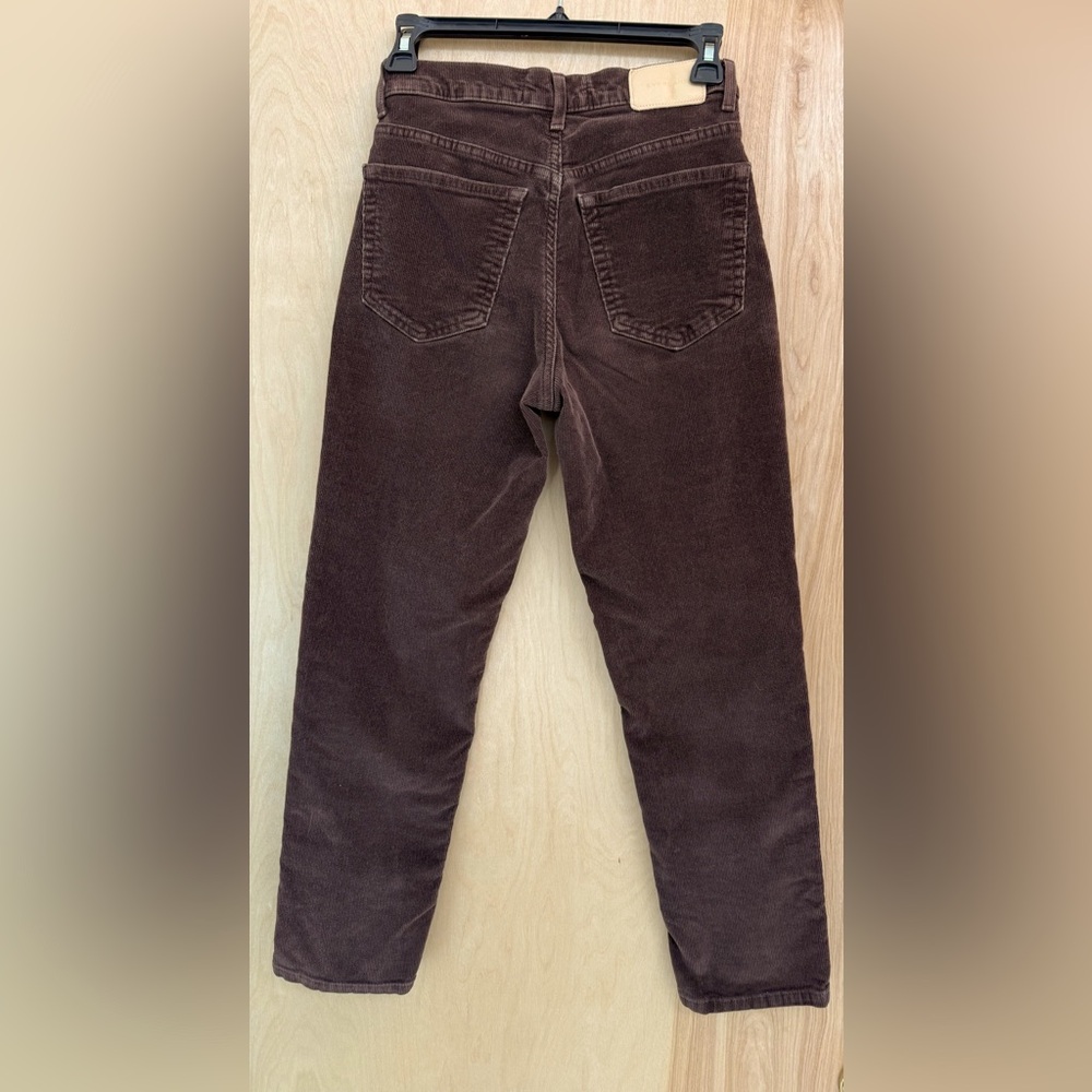 Everlane Baby Cord Cheeky Crop jeans. - Picture 3 of 7